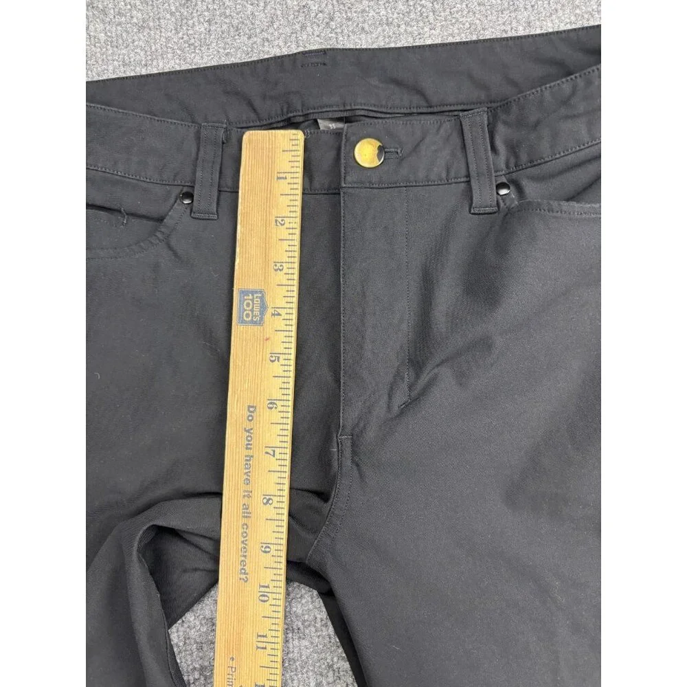 Lululemon Pants Mens 33 Black Slim Fit Stretch Chino Tapered Casual Pockets Golf
